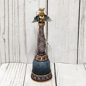 Jim Shore Angel Purple Bell Ornament Heartwood Creek with Tags Cottagecore